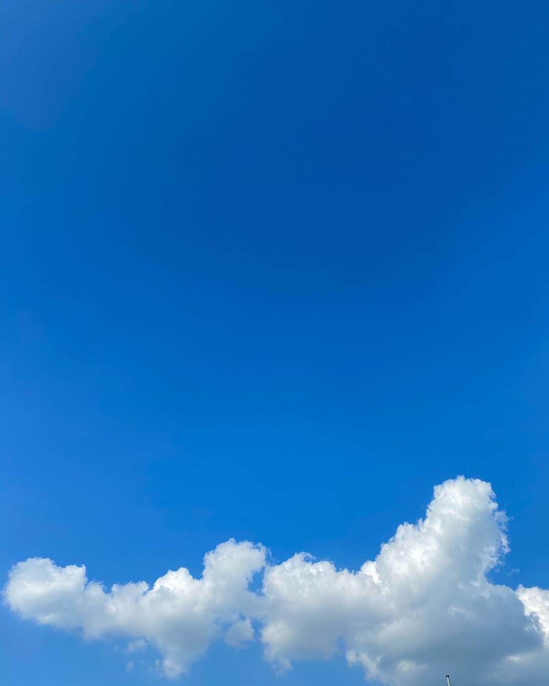 川田御早希さんのインスタグラム写真 - (川田御早希Instagram)「空や大地の自然に癒されました☆  #今日の空  #青い空と白い雲  #自然に癒される  #引き寄せ #上機嫌 #いい気分 #今幸せでいよう #今を楽しむ」8月24日 18時19分 - misaki_kawada