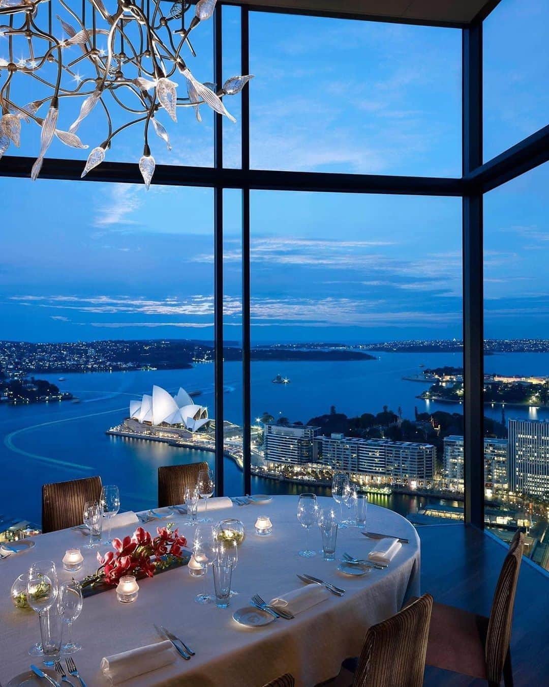 Australiaさんのインスタグラム写真 - (AustraliaInstagram)「Dinner with spectacular @Sydney Harbour views? Don’t mind if we do! 😍 Take your seat at #Altitude’s private dining room which literally floats 36 levels above the harbour in @Sydney’s @shangrilasydney. Aptly named for it’s 'dining in the sky' experience, Altitude treats it’s guests to unbelievable panoramic views over the iconic #SydneyHarbour and the @SydneyOperaHouse. You’ll be delighted to hear that a seat at this venue is not only available for breakfast, lunch and dinner sittings, but you can make a reservation for #brunch and #hightea! #seeaustralia #ilovesydney #LoveNSW #newsouthwales」8月24日 20時00分 - australia