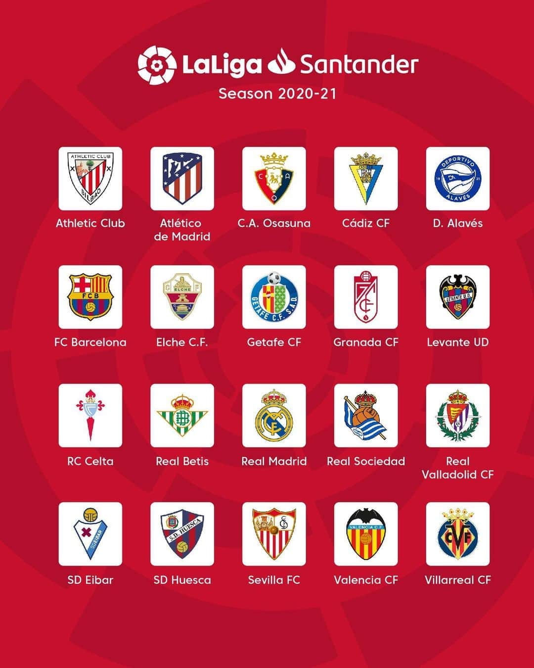 LFPさんのインスタグラム写真 - (LFPInstagram)「𝗡𝗲𝘄 𝗲𝗺𝗼𝘁𝗶𝗼𝗻𝘀... ⚽😍  🔜 #LaLigaSantander 2020/21 🔜  😍 𝗜𝗹𝘂𝘀𝗶𝗼𝗻𝗲𝘀 𝗿𝗲𝗻𝗼𝘃𝗮𝗱𝗮𝘀...  ⚽🔜📝 ¡Confirmados los 20 equipos de LaLiga Santander 2020/21!  #LaLiga #Season #Teams #Football」8月24日 20時30分 - laliga
