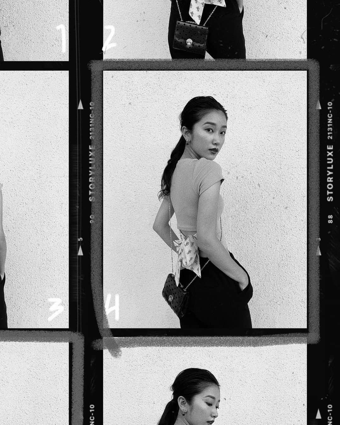 恵里花のインスタグラム：「📸🖤」