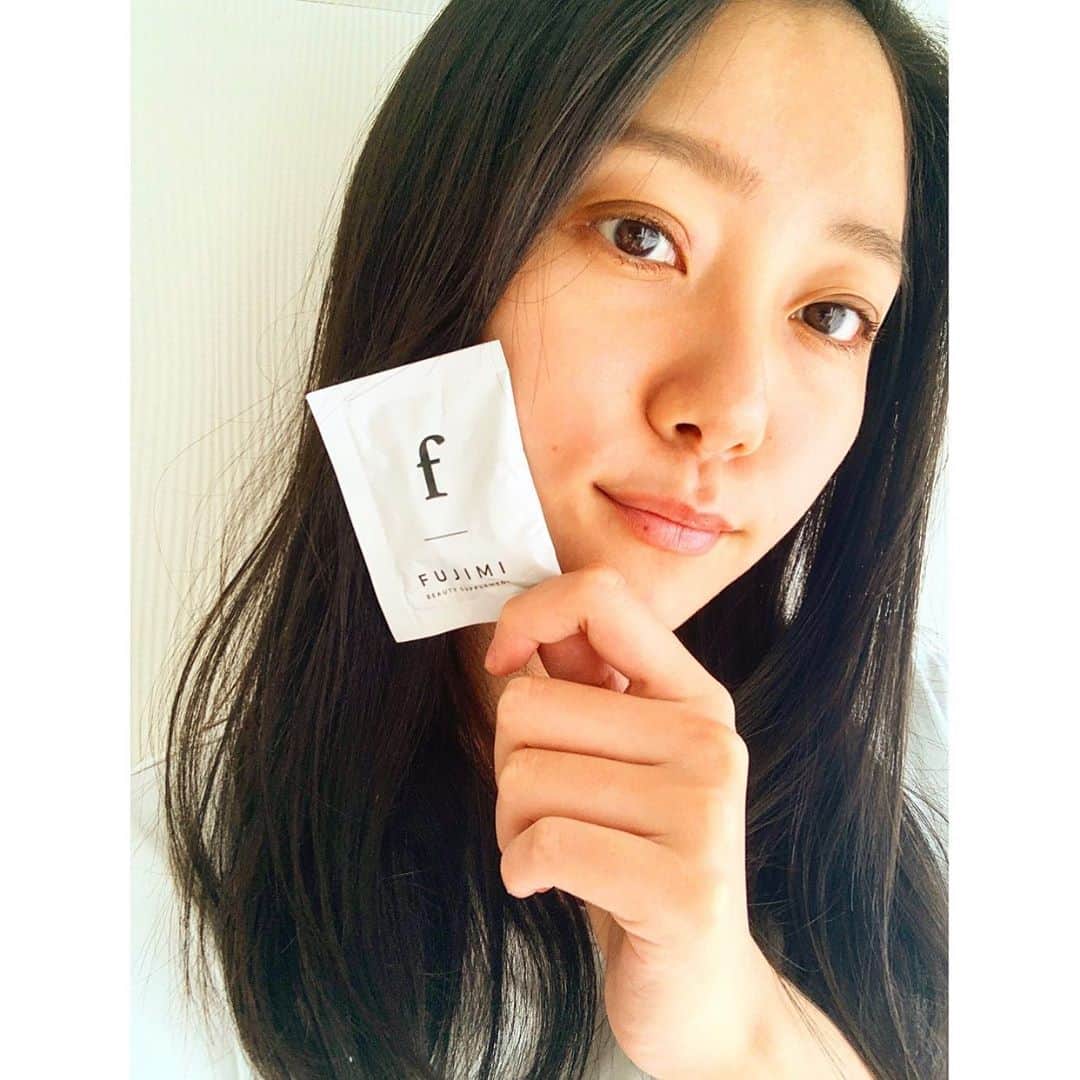 工藤綾乃のインスタグラム：「自分専用のサプリメントを頂けます！毎日活用。 #fujimi#pr」