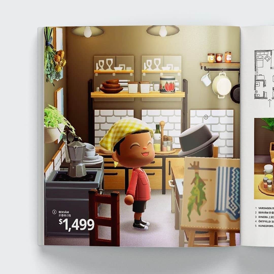 HYPEBEASTさんのインスタグラム写真 - (HYPEBEASTInstagram)「@hypebeastgaming: @ikea_taiwan has tapped @animalcrossing_official for an expansive 2021 furniture catalog. Highlighting pages of eclectic interiors, the digital collection is a recreation of the same products seen in IKEA’s real-world catalog. See more via the link in bio.⁠⠀ Photo: IKEA」8月24日 23時43分 - hypebeast
