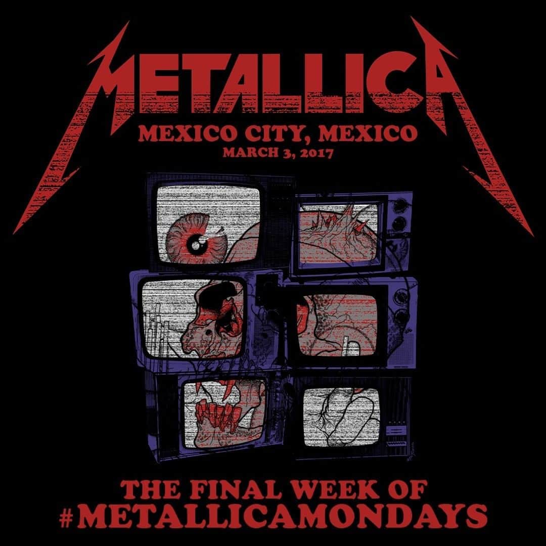 メタリカさんのインスタグラム写真 - (メタリカInstagram)「#MetallicaMondays reaches the end of the line. Tune in tonight for Live in Mexico City, the 23rd & final installment of the series, shot in front of a fired-up crowd at Foro Sol on March 3, 2017. The show will premiere at 5 PM PDT / 8 PM EDT on YouTube and Facebook. If you can’t tune in tonight, don’t worry, you’ll be able to watch the show along with the previous ones on demand on our YouTube channel.」8月25日 0時00分 - metallica
