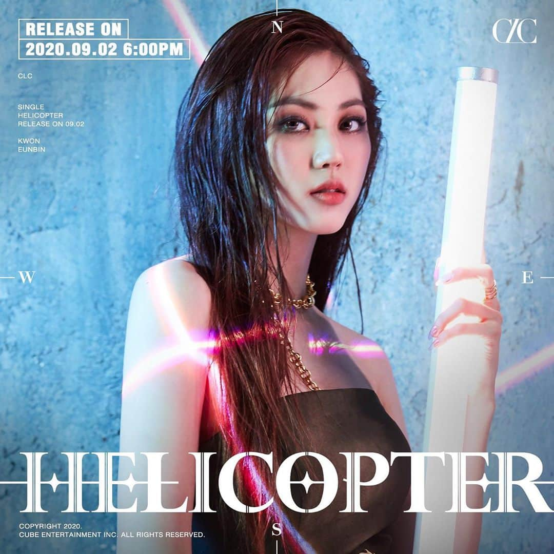 CLCのインスタグラム：「#CLC  Single [HELICOPTER] Concept Image #1💥  2020.09.02. 18:00 (KST)  #씨엘씨  #Comeback #권은빈 #KWON_EUNBIN #CLC_HELICOPTER  #HELICOPTER」