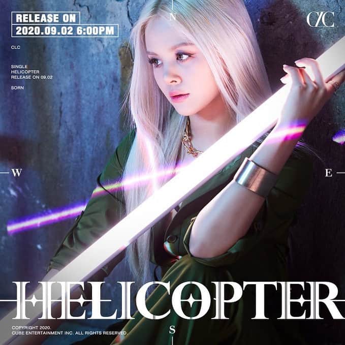 CLCのインスタグラム：「#CLC  Single [HELICOPTER] Concept Image #1💥  2020.09.02. 18:00 (KST)  #씨엘씨  #Comeback #손 #SORN #CLC_HELICOPTER  #HELICOPTER」