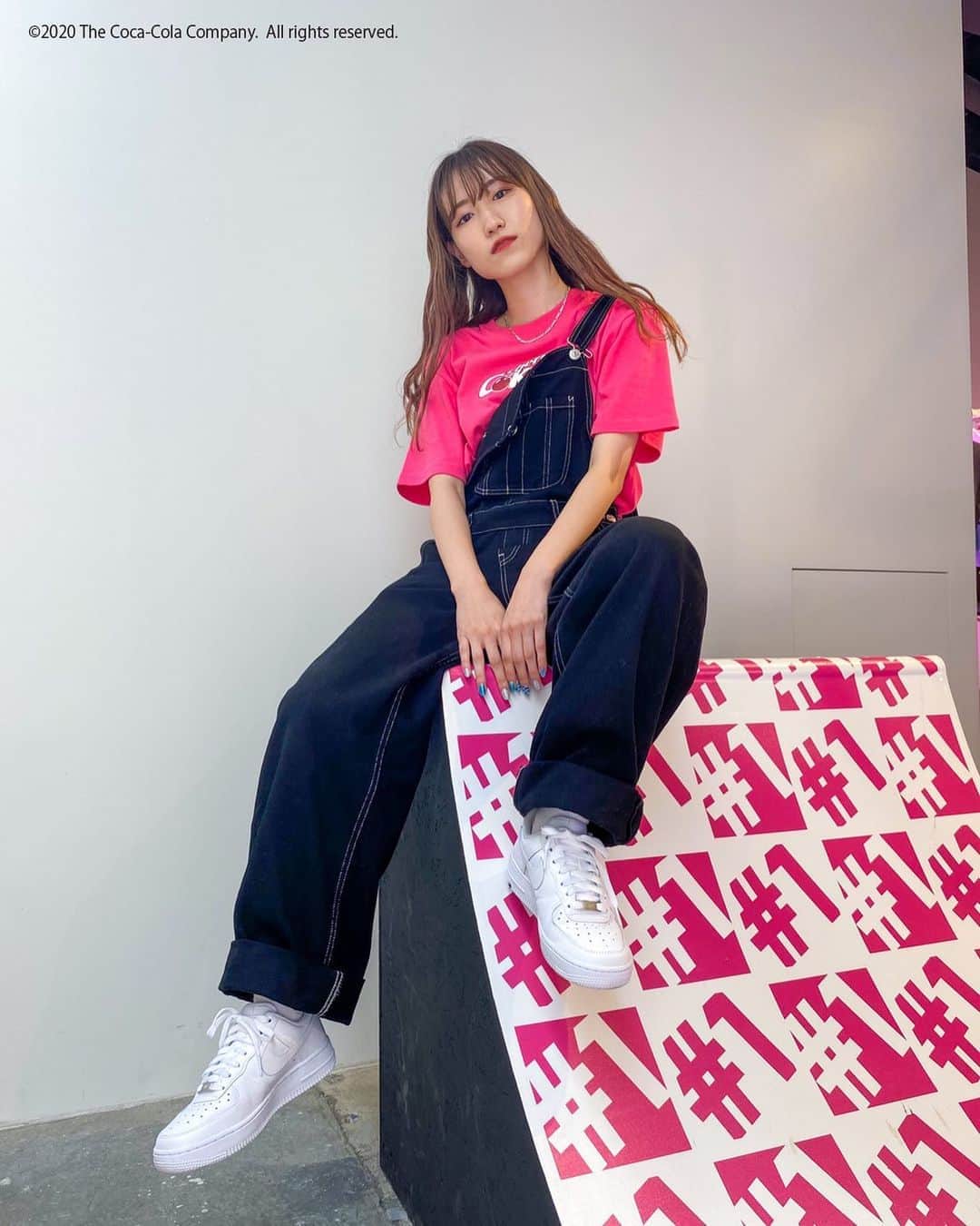 XGIRL_ootdさんのインスタグラム写真 - (XGIRL_ootdInstagram)「『COCA COLA COLLABORATION RECOMMEND ITEM by X-girl store』 ・ ------------------------------ ・ X-girl store STAFF @ayanaaan_26 158cm ▪️CHERRY COKE S/S TEE ￥5,000+tax ▪️WIDE TAPERED OVERALL ￥15,000+tax ・ ----------------------------------- #xgirl #xgirljp #xgirl_ootd #xgirlstore」8月25日 12時05分 - xgirl_ootd