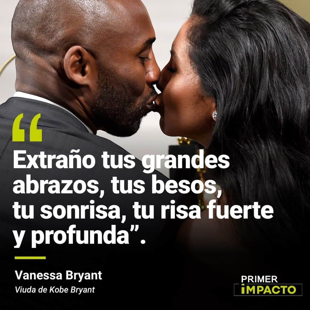 Primer Impactoさんのインスタグラム写真 - (Primer ImpactoInstagram)「#VanessaBryant compartió un emotivo mensaje sobre #KobeBryant en el día en el que se festeja la carrera de la leyenda del baloncesto.  El día hace referencia al 08.24 (números que llevó el astro en sus camisetas y al 24 de agosto).   Redes sociales se han llenado de mensajes para #Kobe desde el domingo, día en el que él habría cumplido años.  El mensaje de su viuda:  "Ojalá pudiera prepararte tu comida favorita o un pastel de cumpleaños con mi #Gigi. Extraño tus grandes abrazos, tus besos, tu sonrisa, tu risa fuerte y profunda (...). Pienso en lo que harías en situaciones para ayudarme a lidiar con todo lo que se me presenta".  #PrimerImpacto.」8月25日 3時06分 - primerimpacto