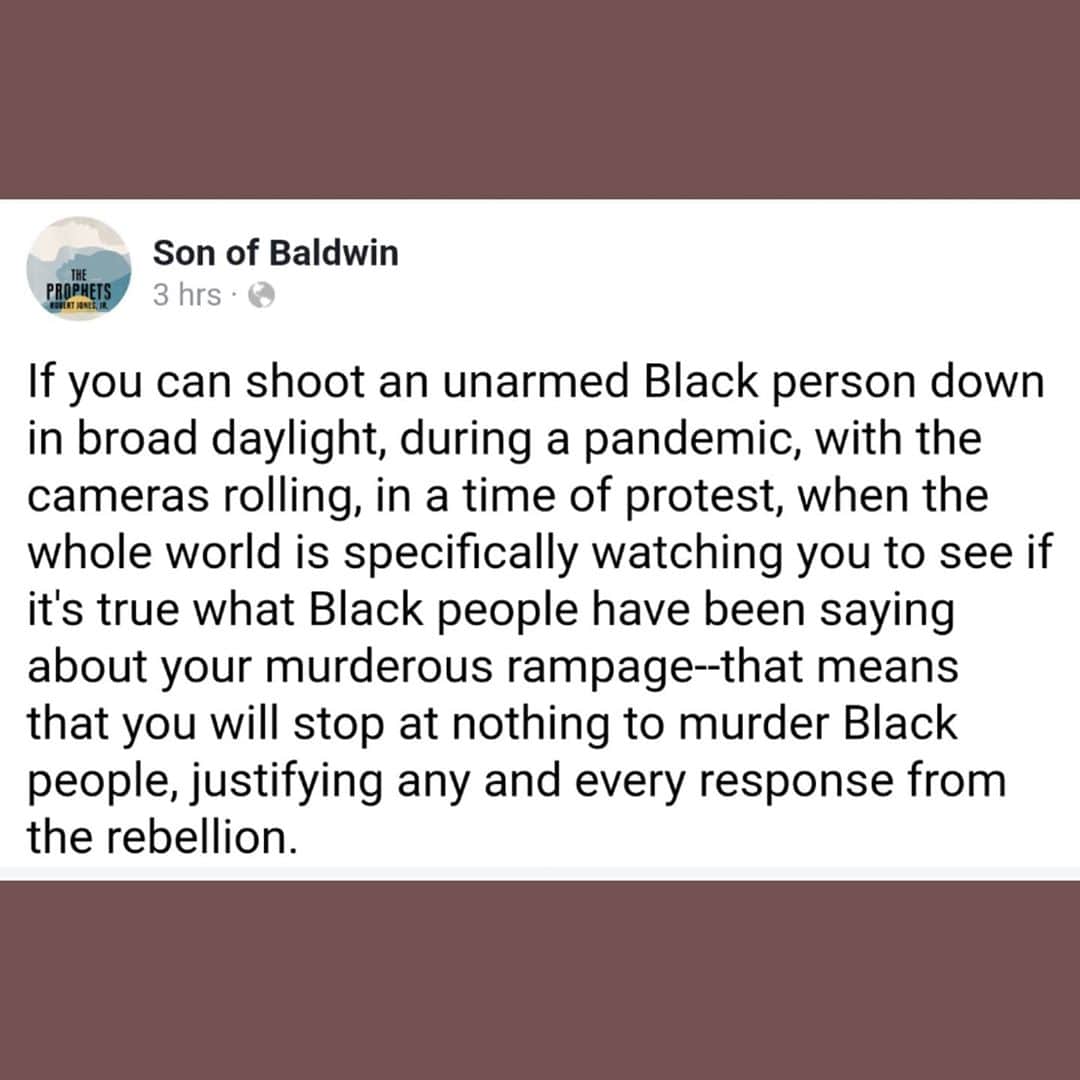 ハナー・ハートのインスタグラム：「Powerful words from @thesonofbaldwin.   Powerful resources from @ankita_71.  (There is also a link to petition you can sign in my story.)   #JacobBlake」