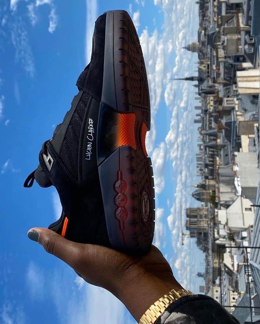 HYPEBEASTさんのインスタグラム写真 - (HYPEBEASTInstagram)「@hypebeastkicks: @lucienclarke has taken to his Instagram to reveal a signature @louisvuitton skate shoe. Marking the first piece of skateboarding footwear in the French fashion house’s 166-year history, Clarke’s new kicks were designed in collaboration with @virgilabloh — who also posted the announcement — and are accompanied by a full advert in @thrashermag. Link in bio for more info.⁠⠀ Photo: Lucien Clarke」8月25日 3時36分 - hypebeast
