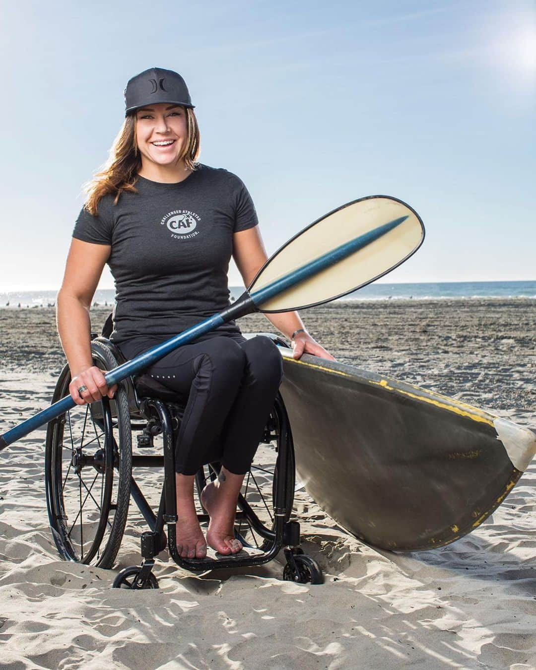 アラナ・ニコルズさんのインスタグラム写真 - (アラナ・ニコルズInstagram)「My Paralympic dreams became a reality when I received my first @cafoundation grant for a basketball wheelchair back in 2003. . . With a custom piece of adaptive equipment I was able to train (in 4 sports) with the best to become the best in the world (at two of them 🤣) and because of the #challenegedathletesfoundation athletes with disabilities all over the world can realize their dreams of Paralympic competition and live their best, most active lives just like me. . . Well I’m humbled to say that today #teamCAF is once again making my dreams come true by partnering with @toyotausa to surprise me with a NEW HANDCYCLE!!! . I’m so excited to find freedom and fitness and also be able to take my son Gunnar on rides too! Also, as soon as I get my handcycle I hope to contribute to their awesome fundraiser #cafcommunitychallenge : 1 million miles= 1 million dollars for 1 million athletes!!!  . .  It’s year out to #tokyo202one and I plan to be there... listen to my interview with CAF X #teamtoyota to learn more!!! *link in bio  #startyourimpossible 📸: @damiennobleandrews」8月25日 6時07分 - alanathejane