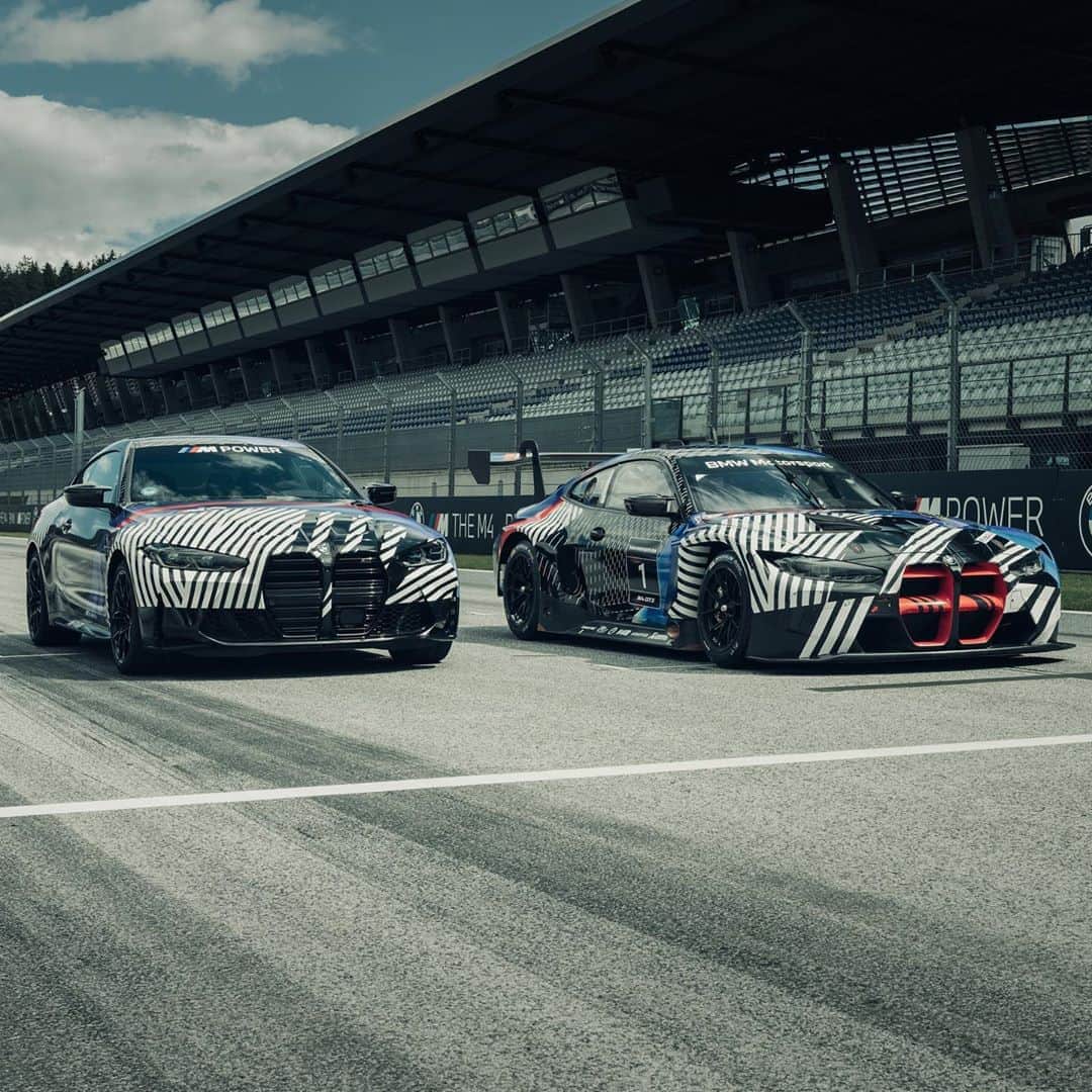 HYPEBEASTさんのインスタグラム写真 - (HYPEBEASTInstagram)「@hypebeastcarclub: German automaker @bmw has taken to the Red Bull Ring in Styria, Austria, to give fans a highly-anticipated preview of the upcoming 2021 M4 duo. The two editions will include one road variation and one racing competition variation. The former offers 480 hp that works in tandem with a six-speed manual transmission while the latter boasts a slightly higher 510 hp and will be equipped with an eight-speed M Steptronic transmission with DriveLogic support. Stay tuned for more specs.⁠⠀ Photo: BMW」8月25日 6時23分 - hypebeast