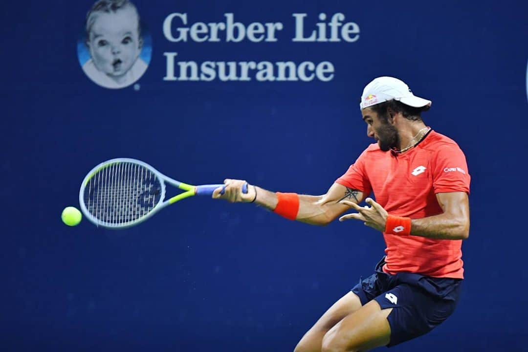 マッテオ・ベレッティーニさんのインスタグラム写真 - (マッテオ・ベレッティーニInstagram)「🎾🔙🥵😅💪 - #guliscoach#roman#🍟#zitko#brilla🏃🏻‍♀️🧂」8月25日 12時08分 - matberrettini