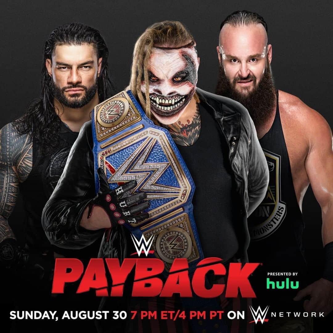 WWEさんのインスタグラム写真 - (WWEInstagram)「This Friday, they sign the contract on #SmackDown. This SUNDAY, @romanreigns, #TheFiend #BrayWyatt and #TheMonster #BraunStrowman battle for the #UniversalTitle! #WWEPayback」8月25日 9時37分 - wwe