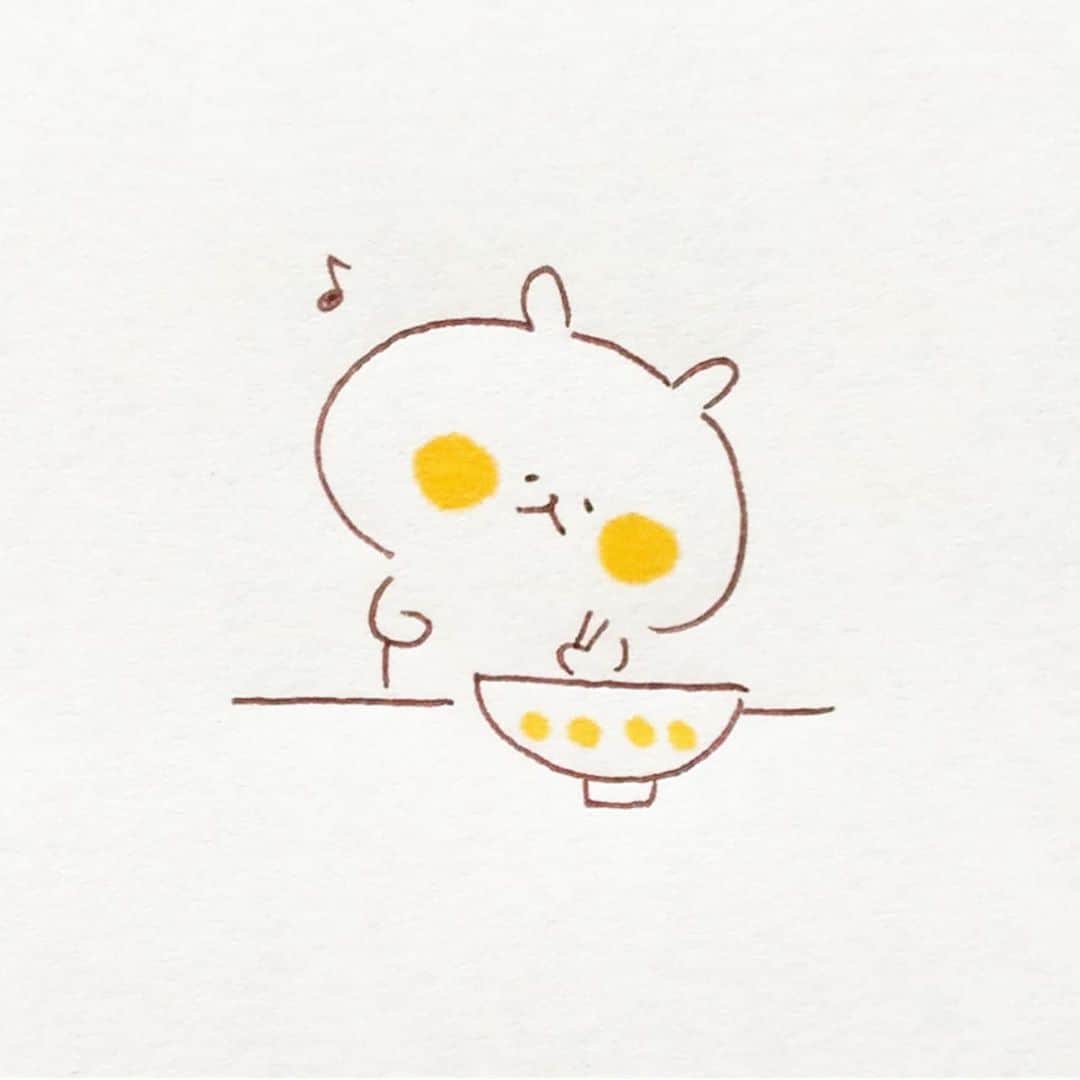 カモさんのインスタグラム写真 - (カモInstagram)「即席ドッキー #即席ラーメン記念日#instantnoodle#イラスト#illustration#ウサギタケ#usagitake」8月25日 9時43分 - illustratorkamo