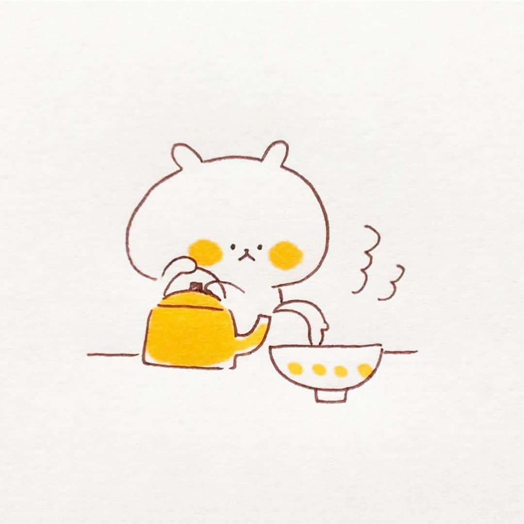 カモさんのインスタグラム写真 - (カモInstagram)「即席ドッキー #即席ラーメン記念日#instantnoodle#イラスト#illustration#ウサギタケ#usagitake」8月25日 9時43分 - illustratorkamo
