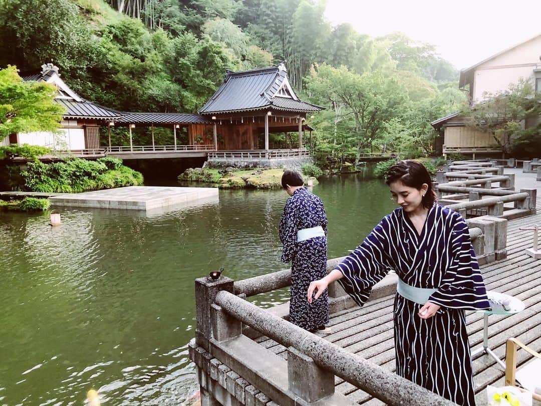 白澤貴子さんのインスタグラム写真 - (白澤貴子Instagram)「I was able to make wonderful summer memories at Syuzenji.👘  こんなにずっと浴衣で過ごしたのは生まれて初めてかも。」8月25日 9時49分 - takakoshirasawa