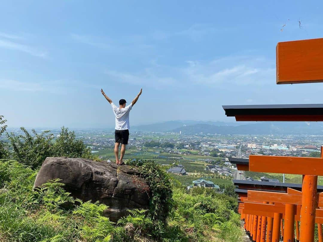 山ノ井拓己さんのインスタグラム写真 - (山ノ井拓己Instagram)「⛩浮羽稲荷神社⛩  #dayoff  #summer  #3蜜さけて  #refresh  #福岡  #drive #浮羽稲荷神社  #Y」8月25日 20時09分 - takumi_yamanoi