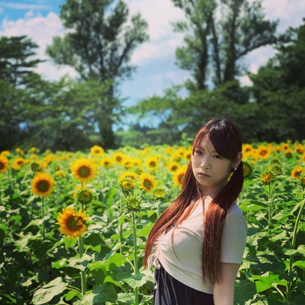 松田ゆう姫さんのインスタグラム写真 - (松田ゆう姫Instagram)「夏に咲く向日葵 また来年も素敵な顔を見せて  #向日葵 #ひまわり畑 #サンフラワー #ひまわり #夏の思い出 #夏の風物詩 #お花畑 #癒し #岩手県 #小岩井農場 #またね #游姫 #iwate #koiwai #sunflower #natural #summermemories #summertime #koiwaifarm #goodtime #japanesegirl #japanesemodel #himawari #goodday」8月25日 13時13分 - yu________k1