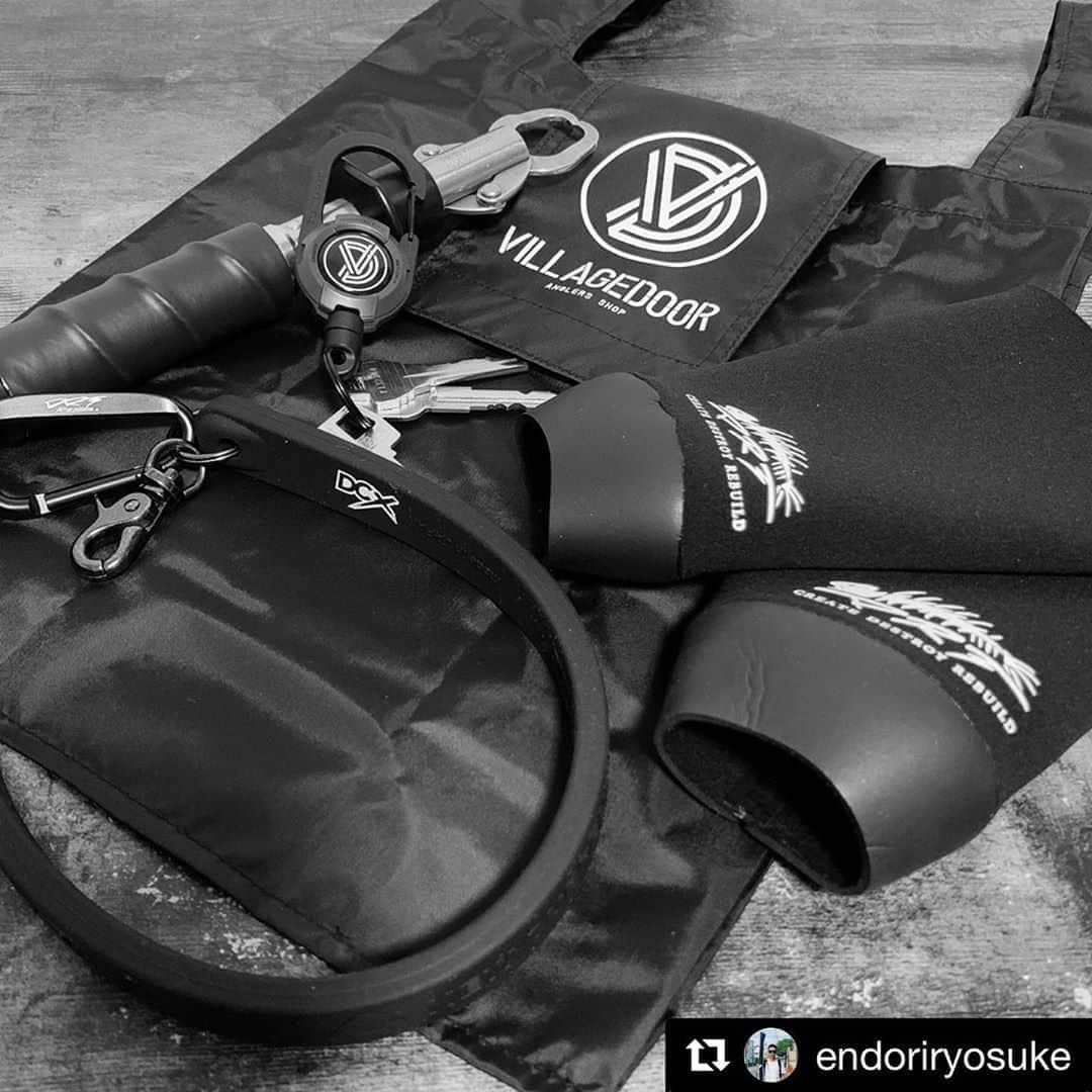 のインスタグラム：「. @endoriryosuke 様、ご愛用ありがとうございます。  #root_co #magreellite  Repost from @endoriryosuke 久々にVDでお買い物　#villagedoor #villagedoor_bass #drtinc #newcurrentworks #rootco」