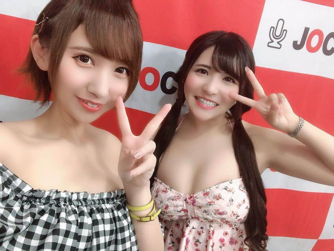 愛原れののインスタグラム：「月1放送のニコジョッキー『愛原れのの本気も本気！』 今月のゲストはラブポで一緒に活動もしてる大河ちゃん(@maria_okawa)でした🐯❤ 見てくれたみんなありがとう！ 4ヶ月間のリモート出演からやっとこ脱出出来て久しぶりのスタジオで楽しかった🥰💋 来月は9/28の放送ですよろしゅう💖 ＊ ＊ ＊ #ニコジョッキー #ニコ生 #愛原れのの本気も本気 #ゲスト #大河まりあ #ラブリーポップス #ラブポ #愛原れの #水着」