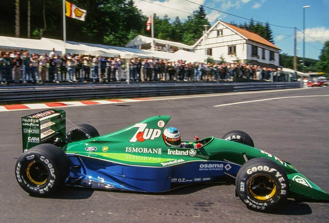 ミハエル・シューマッハさんのインスタグラム写真 - (ミハエル・シューマッハInstagram)「25 August 1991 – Michael’s very first race in @f1, at the Belgian GP. A young man, a green car, the start of a great story. Just one year later at that same race, Michael secured his first F1 victory. @circuit_spa_francorchamps #BelgianGP  25. August 1991 - Michaels allererstes Rennen in der F1, beim GP von Belgien. Ein junger Mann, ein grünes Auto, der Beginn einer großen Geschichte. Nur ein Jahr später sicherte sich Michael beim gleichen Rennen seinen ersten F1-Sieg. #onthisday」8月25日 21時28分 - michaelschumacher