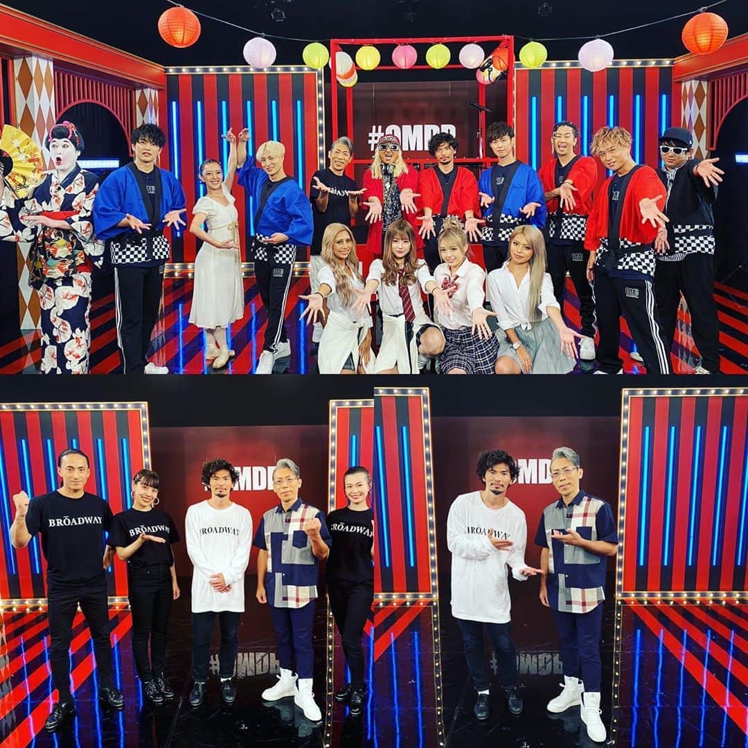 火口秀幸のインスタグラム：「8月30日　は #OH舞DAPUMP #夏祭り　#Special #タップダンス　#Yuyeah  #Hamachi #NON #Kenichi #Yuko #吉本坂46 #RED #HideboH」