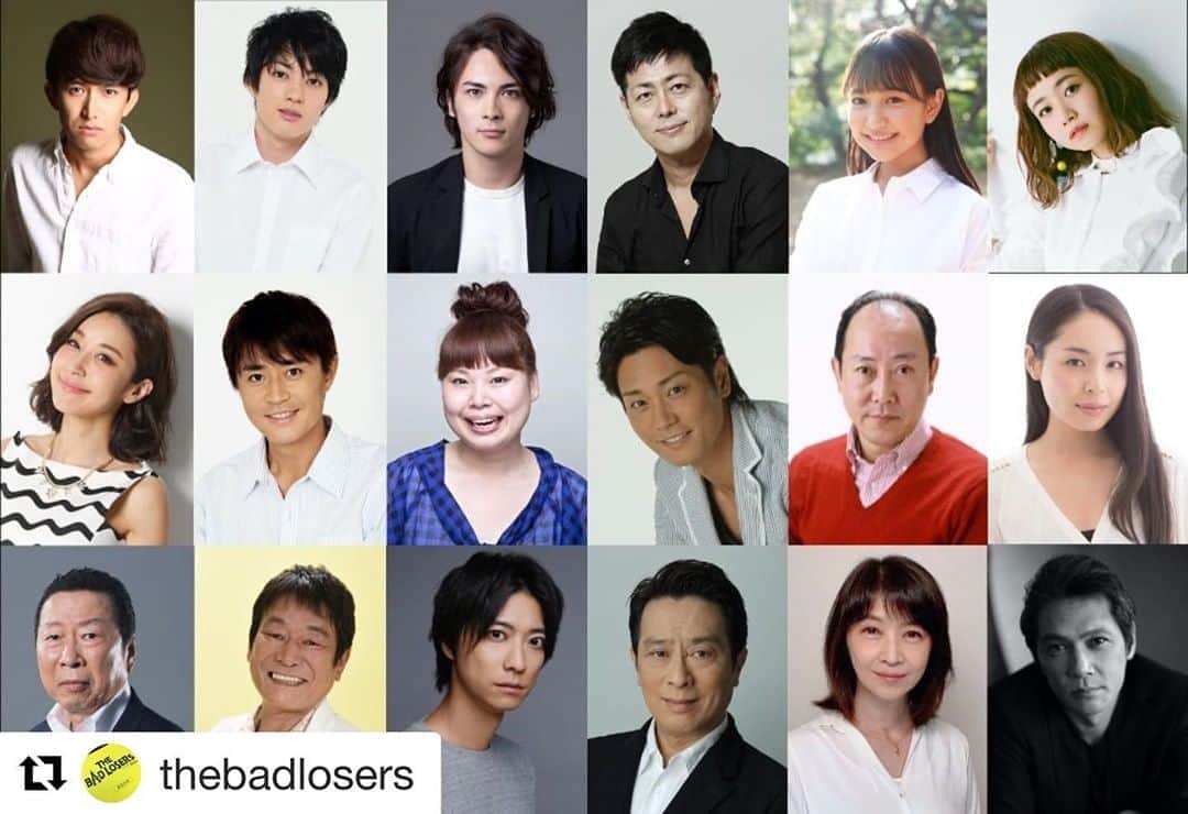 鈴木紗理奈さんのインスタグラム写真 - (鈴木紗理奈Instagram)「#Repost @thebadlosers with @get_repost ・・・ 「#THEBADLOSERS（ザ・バッドルーザーズ）」早速、自主制作とは思えない豪華なキャストを一挙に発表いたします！  #阿部力 #冨森ジャスティン #大薮丘 #宅間孝行 #福室莉音 #三戸なつめ #鈴木紗理奈 #野々村真 #近藤くみこ #永井大 #小野了 #西原亜希 #石倉三郎 #ダンカン #鈴木裕樹 #金田明夫 #田中美佐子 #加藤雅也    #柳沢なな #下京慶子 #鳥羽潤 #冨永竜 #若林元太 #横山涼 #天野麻菜 #六川裕史 #あべまみ #山口森広」8月25日 17時54分 - munehirovoice