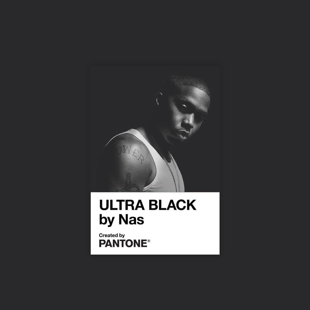 ナズさんのインスタグラム写真 - (ナズInstagram)「It was only right that we work with @pantone on this project, the color experts. this one’s from the heart, something the world will feel, the whole vibe of 2020. #UltraBlack」8月26日 5時32分 - nas