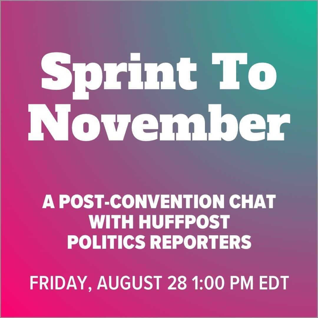 Huffington Postさんのインスタグラム写真 - (Huffington PostInstagram)「What kind of impact will the DNC and RNC have on the 2020 presidential race?⁠ ⁠ Join HuffPost Politics writers and editors as they talk about what's next in this crucial election. ⁠ ⁠ Get your tickets by going to our link in bio.」8月26日 6時01分 - huffpost