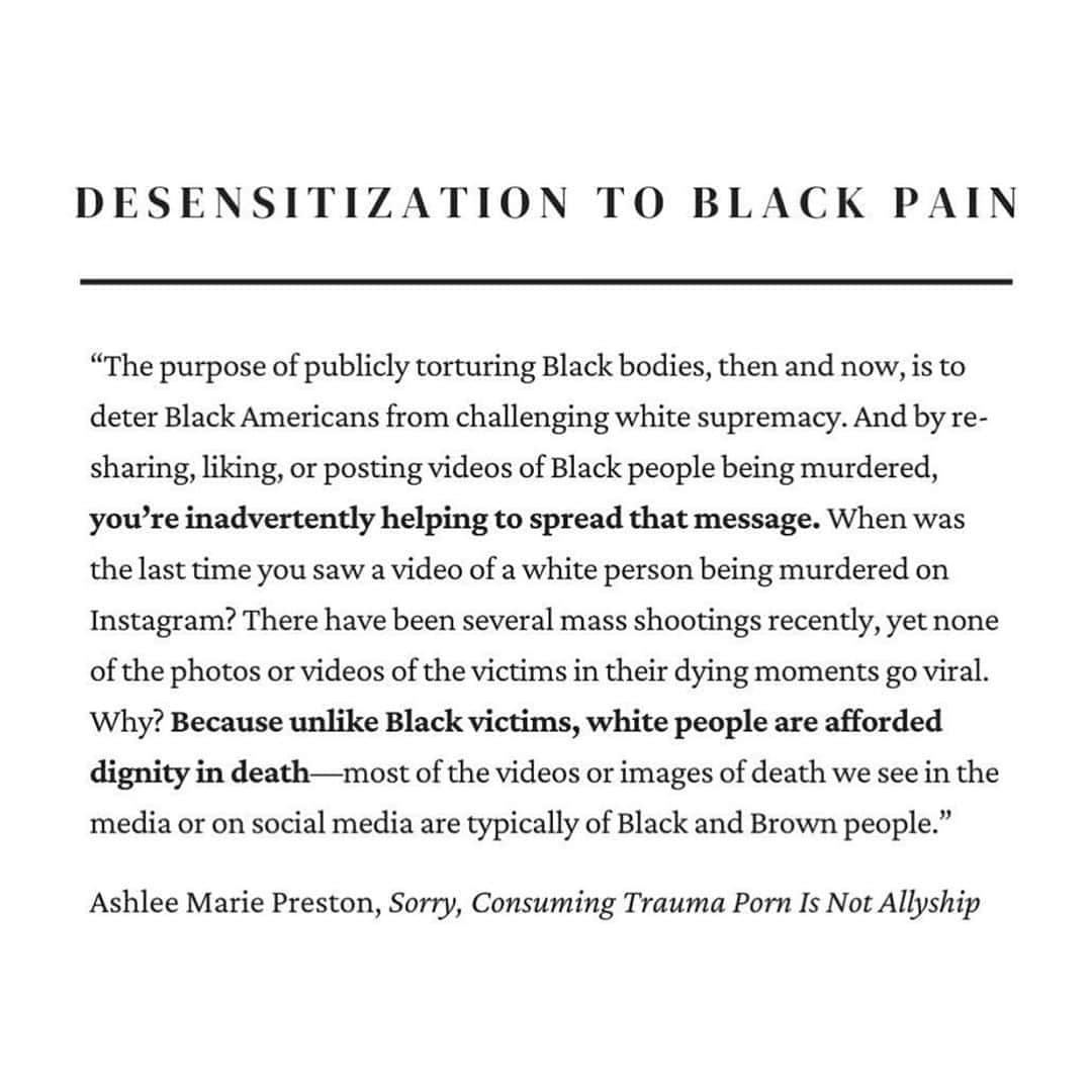 トームさんのインスタグラム写真 - (トームInstagram)「“Sharing images of #Blackdeath on social media wont save #BlackLives” @ashleemariepreston via @mariebeech #blacklivesmatter」8月26日 6時25分 - tomenyc