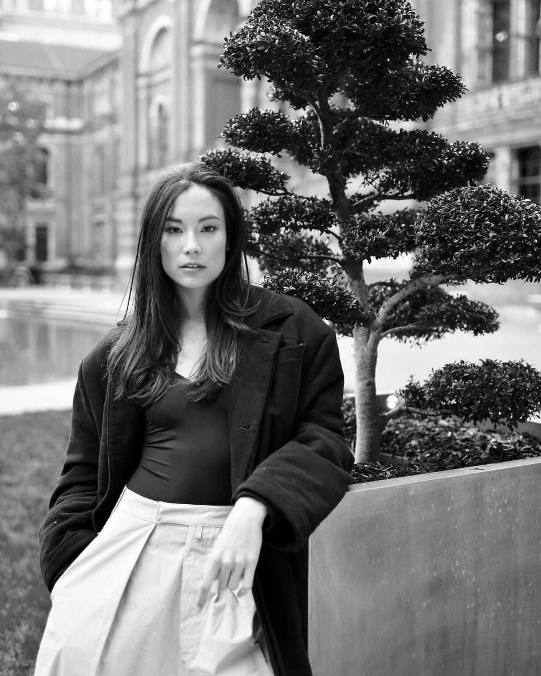 キャサリンハムネットのインスタグラム：「The gorgeous @janice_sommer wearing full KH 📸 @hubertcecil」