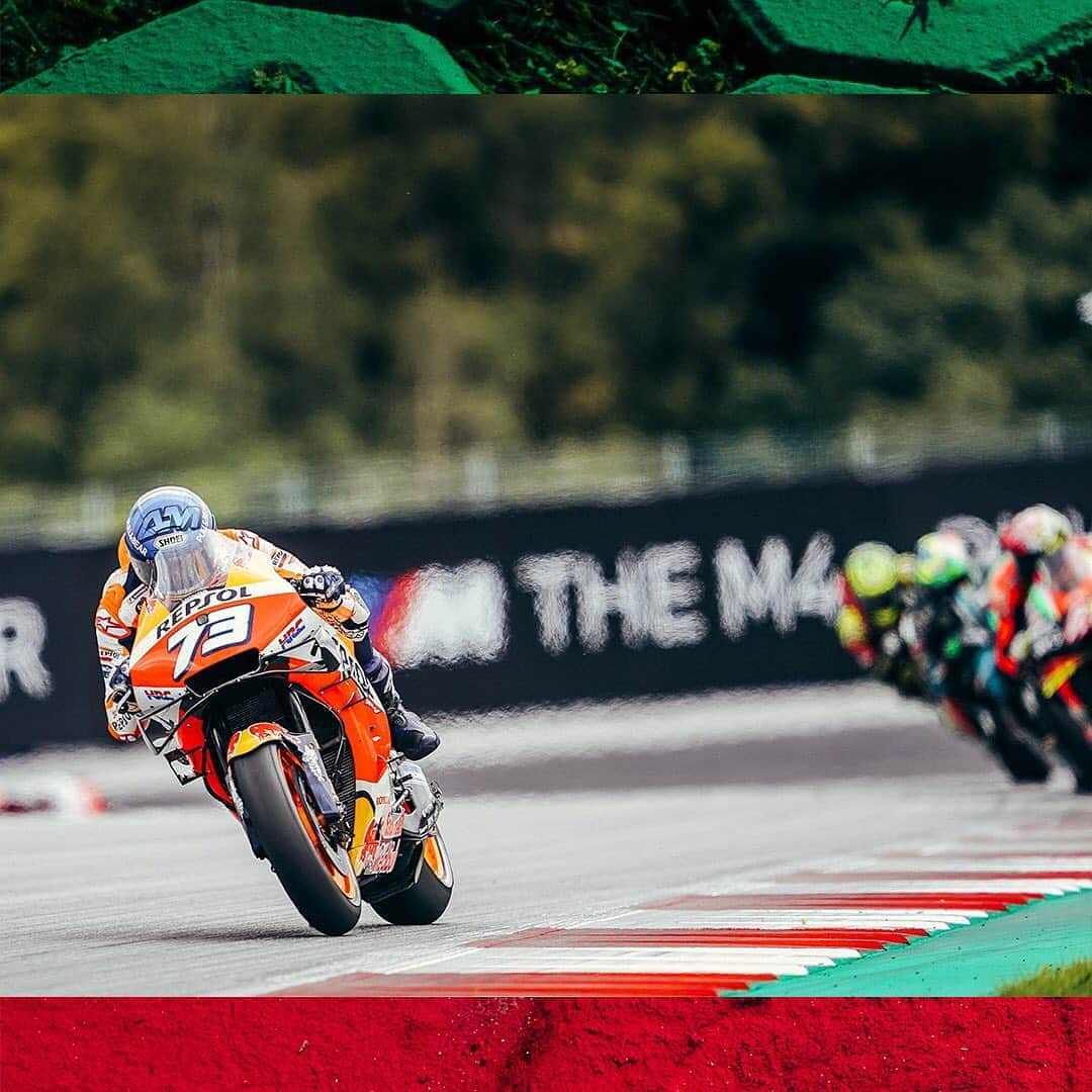 レプソル・ホンダのインスタグラム：「7️⃣3️⃣ 6️⃣The Week That Was ⬅️⬅️ ⠀⠀⠀⠀⠀⠀⠀⠀⠀ #LastWeek #AustrianGP #MotoGP #RidingForThem #MotoGPIsBack #MotoGP #AM73 #AlexMarquez73 #SB6 #StefanBradl #Repsol #Honda #RepsolHonda #HRC #RC213V #ThePowerOfDreams #Racing #Motorcycle #Team #OneHeart」