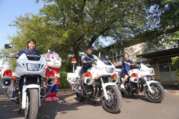 川島はるなさんのインスタグラム写真 - (川島はるなInstagram)「. . 神奈川県警察および相模原南警察署主催で行われました相模原市立双葉小学校の見守り活動に参加させていただきました。 . 白バイにも載せていただき感激です☺️✨ . こらからも、生徒の皆さんが安全に登校してくれることを願います！ . 貴重な経験をありがとうございました😊👮‍♀️🚩 . #ノジマステラ  #ノジマステラ神奈川相模原 #交通安全 #櫻本尚子 #大隅沙耶」8月25日 22時30分 - haruna__kawashima