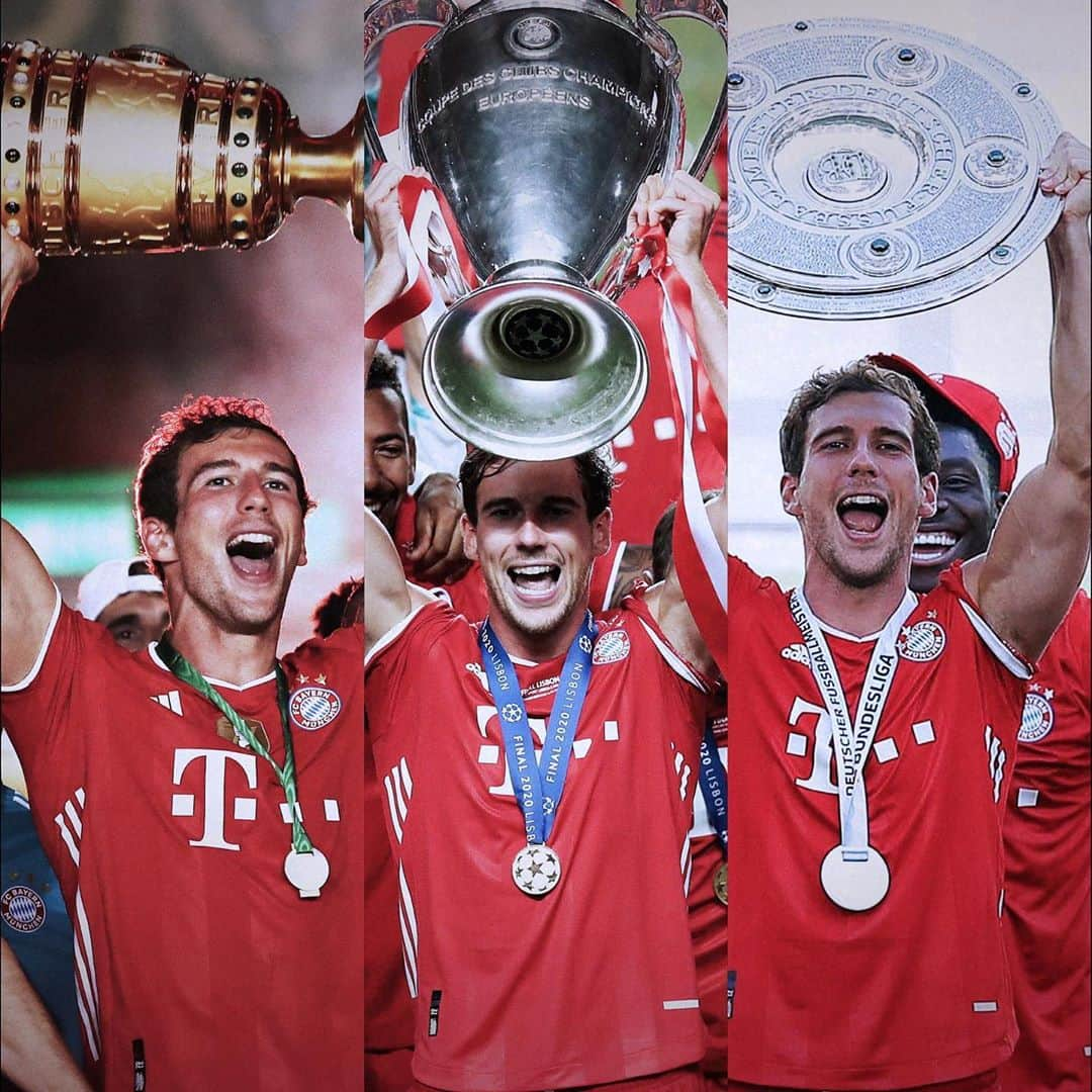 レオン・ゴレツカさんのインスタグラム写真 - (レオン・ゴレツカInstagram)「What a year. 🏆🏆🏆 #Triple @fcbayern @bundesliga_en @dfb_pokal @championsleague」8月25日 22時33分 - leon_goretzka