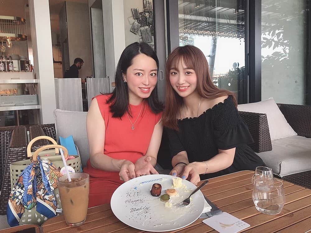 尾形穂菜美のインスタグラム：「相棒きえちゃん、おたおめ🥳💜」