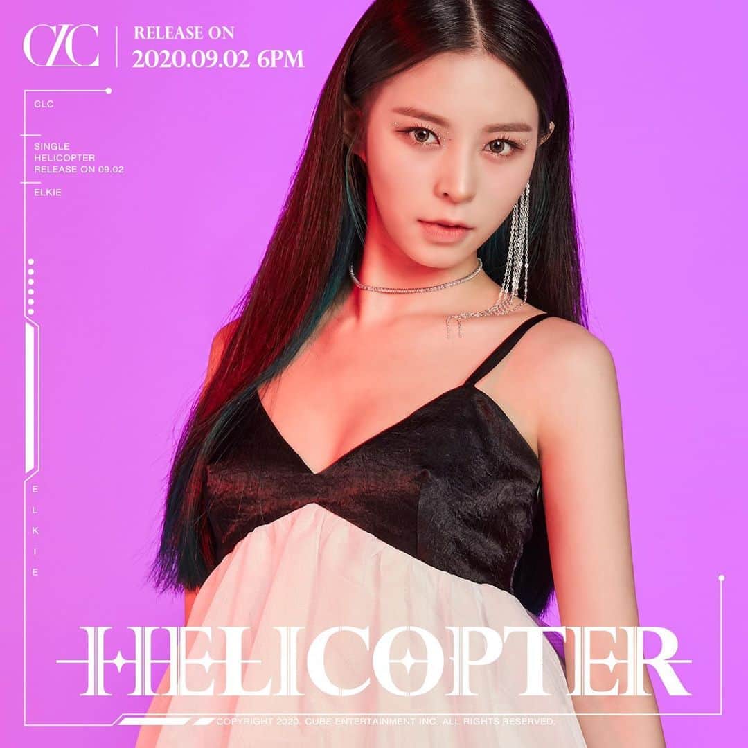 CLCさんのインスタグラム写真 - (CLCInstagram)「#CLC Single [HELICOPTER] Concept Image #2💥 - 2020.09.02. 18:00 (KST) - #씨엘씨 #Comeback #엘키 #ELKIE #CLC_HELICOPTER #HELICOPTER」8月26日 0時03分 - cube_clc_official