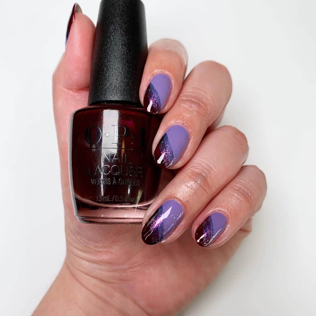 OPIさんのインスタグラム写真 - (OPIInstagram)「When it comes to #NailArt done in collaboration with @ultabeauty, the possibilities are beautiful! 💜 Nails by: @nailartbysig   Shades: #ComplimentaryWine, #GalleriaVittorioViolet and #AddioBadNailsCiaoGreatNails  #ColorIsTheAnswer #OPIMuseOfMilan #NailArtInspo #DIYNails #DIYNailArt #PurpleNails #FallFashionTrends #Fall2020Trends #FallMani #NailsOfInstagram #NailInspo #NailTrends #OPIObsessed #ultabeauty」8月26日 0時04分 - opi