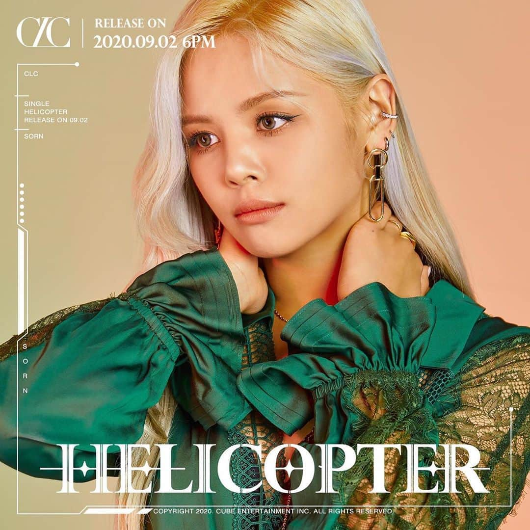 ソンさんのインスタグラム写真 - (ソンInstagram)「#CLC [HELICOPTER] Concept Image #2 ✨ - 2020.09.02. 18:00 (KST) - #씨엘씨 #Comeback #CLC_HELICOPTER #HELICOPTER」8月26日 0時05分 - sssorn_chonnasorn