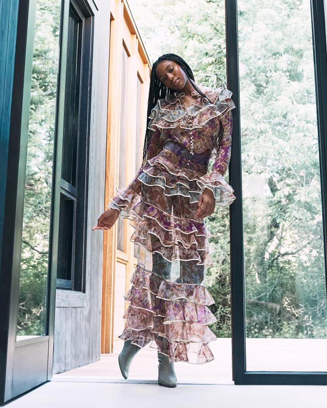 Saks Fifth Avenueのインスタグラム：「“We embraced the layering of textures, color and prints to create a collection that celebrates the joy of dress-up." — @zimmermann Creative Director Nicky Zimmermann on the brand's fall collection. #SaksStyle」
