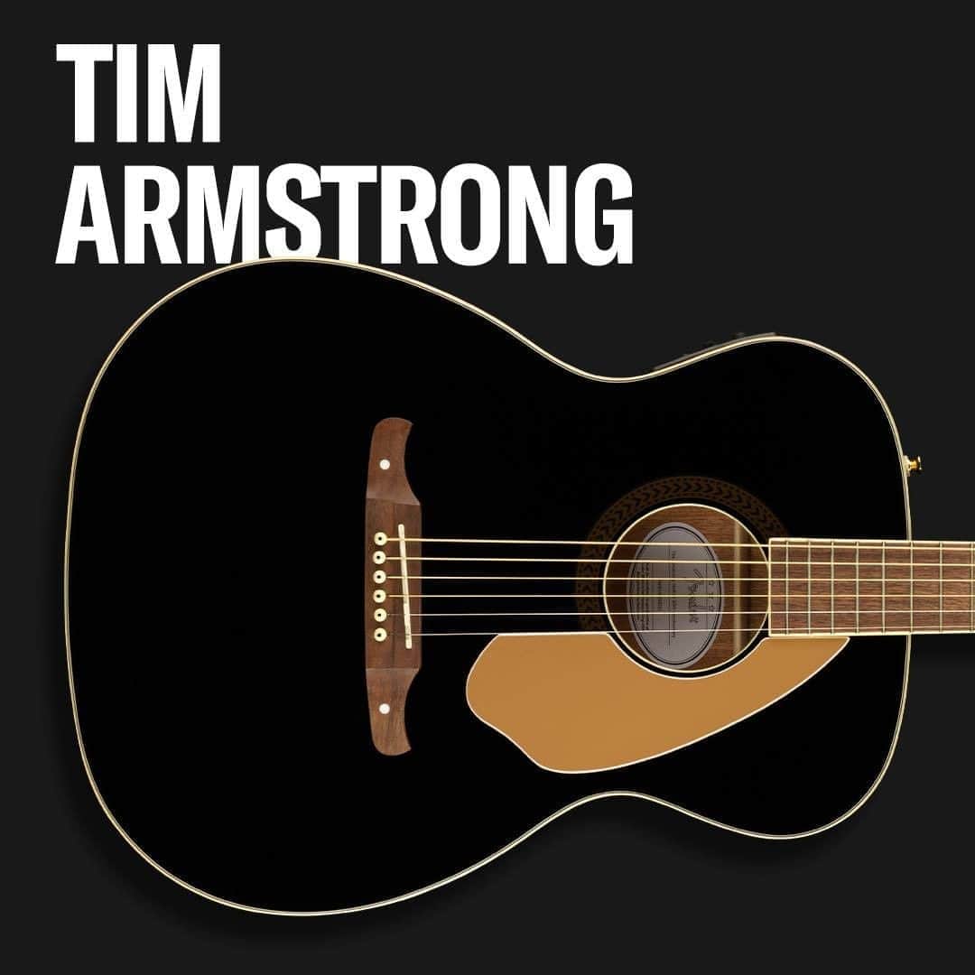 Fender Guitarさんのインスタグラム写真 - (Fender GuitarInstagram)「To celebrate a decade of the Tim Armstrong Hellcat – an homage to the @rancid founder’s longtime writing partner, a ‘60s Fender acoustic – we’ve unleashed a special anniversary model featuring a solid spruce top, gilded hardware and performance-ready onboard electronics. Watch @timtimebomb and Rancid co-founder @mattfreeman revisit their East Bay roots and perform stripped-down versions of classics “East Bay Night” on the shoreline of the San Francisco Bay and “Telegraph Avenue” on the corner of Durant & Telegraph in Berkeley via the link in bio.」8月26日 1時00分 - fender