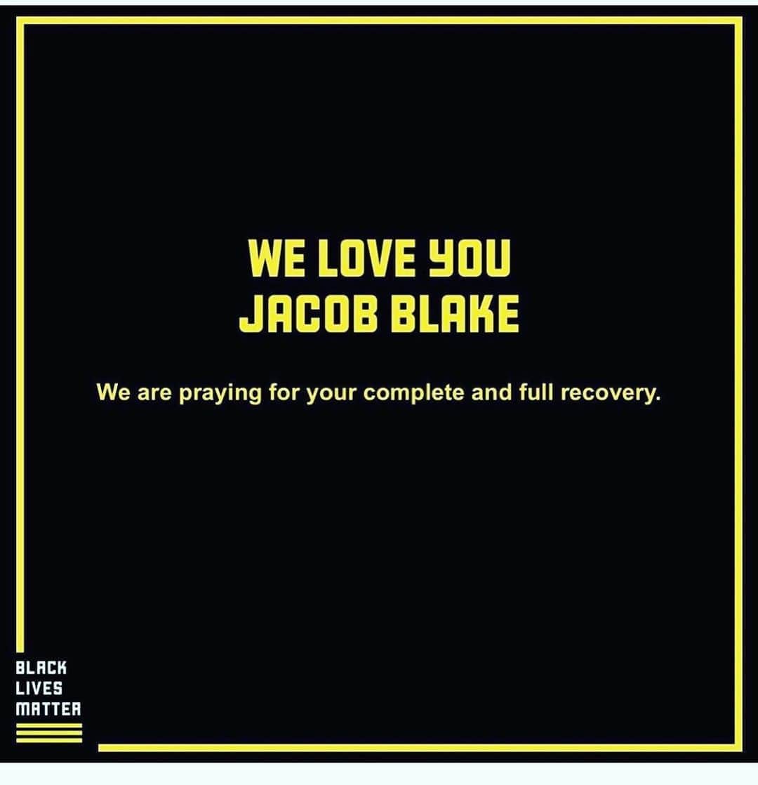 コンスタンス・ジマーのインスタグラム：「@blklivesmatter #weloveyoujacobblake  We will continue to pray for yours and your family’s recovery! #repost」