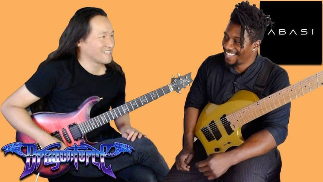 DragonForceさんのインスタグラム写真 - (DragonForceInstagram)「VIDEO: @hermanli & @tosinabasi of @animalsasleaders - Shred Talk, Livestream Improvised Jam! Link on bio/stories. Tag musicians you would like to see on @hermanli @twitch as guest! #dragonforce #hermanli #tosinabasi #animalsasleaders #shredguitar #guitarists #guitaristsofinstagram #8stringguitar #djent #abasiconcepts #abasiguitars #prsguitars」8月26日 1時23分 - dragonforcehq