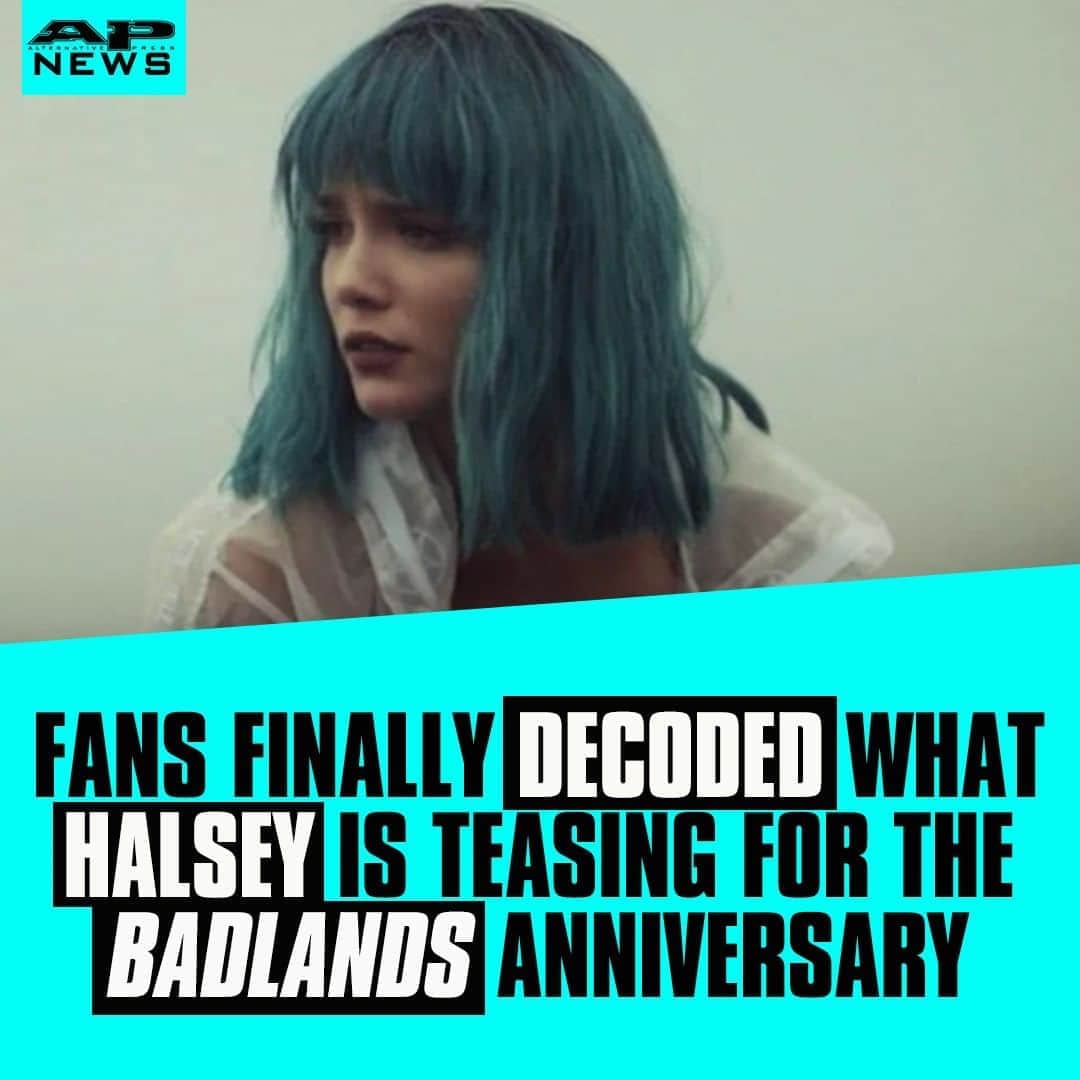 Alternative Pressさんのインスタグラム写真 - (Alternative PressInstagram)「@iamhalsey is celebrating the 5-year anniversary of ‘Badlands’ with a surprise that's even special to her ⁠ LINK IN BIO⁠ .⁠ .⁠ .⁠ #halsey #badlands #badlandsanniversary #badlandssecretmessage #albumanniversary #alternativepress #altpress」8月26日 4時01分 - altpress
