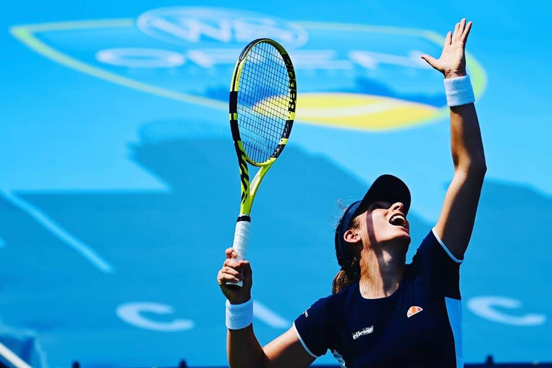 ジョアンナ・コンタさんのインスタグラム写真 - (ジョアンナ・コンタInstagram)「Another #NewYork (Cincinnati) day! 🎾😷😁」8月26日 4時48分 - johannakonta