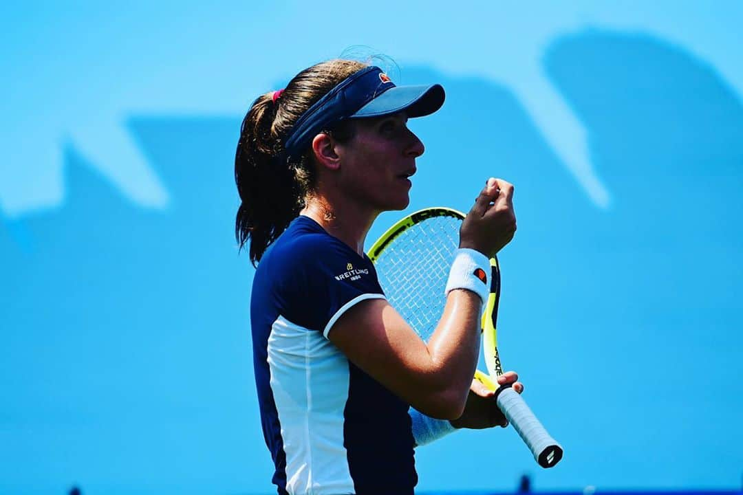 ジョアンナ・コンタさんのインスタグラム写真 - (ジョアンナ・コンタInstagram)「Another #NewYork (Cincinnati) day! 🎾😷😁」8月26日 4時48分 - johannakonta