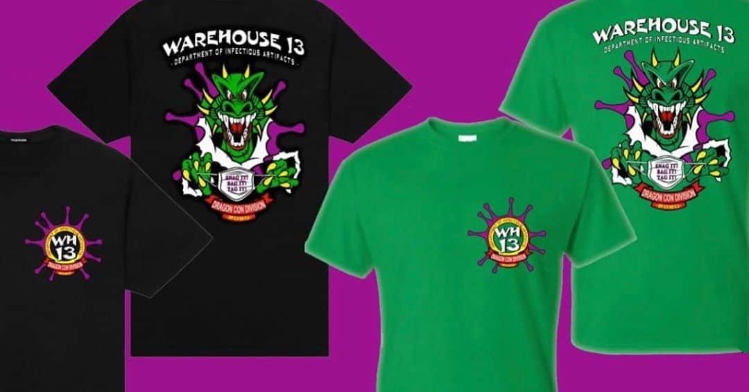 エディ・マクリントックさんのインスタグラム写真 - (エディ・マクリントックInstagram)「No @DragonCon?! No problem! I’ve been designing and producing shirts for this event for a decade. COVID-19’s not going to stop me, or us, from celebrating what we love!  #WAREHOUSE13 - “Dept. of Infectious Artifacts” (#DragonCon Division) t-shirts and posters!!  Get your’s now! (Click the link in my bio, on my cover page)  #dragoncon2020 #dragoncongoesvirtual」8月26日 7時11分 - eddiemcclintock