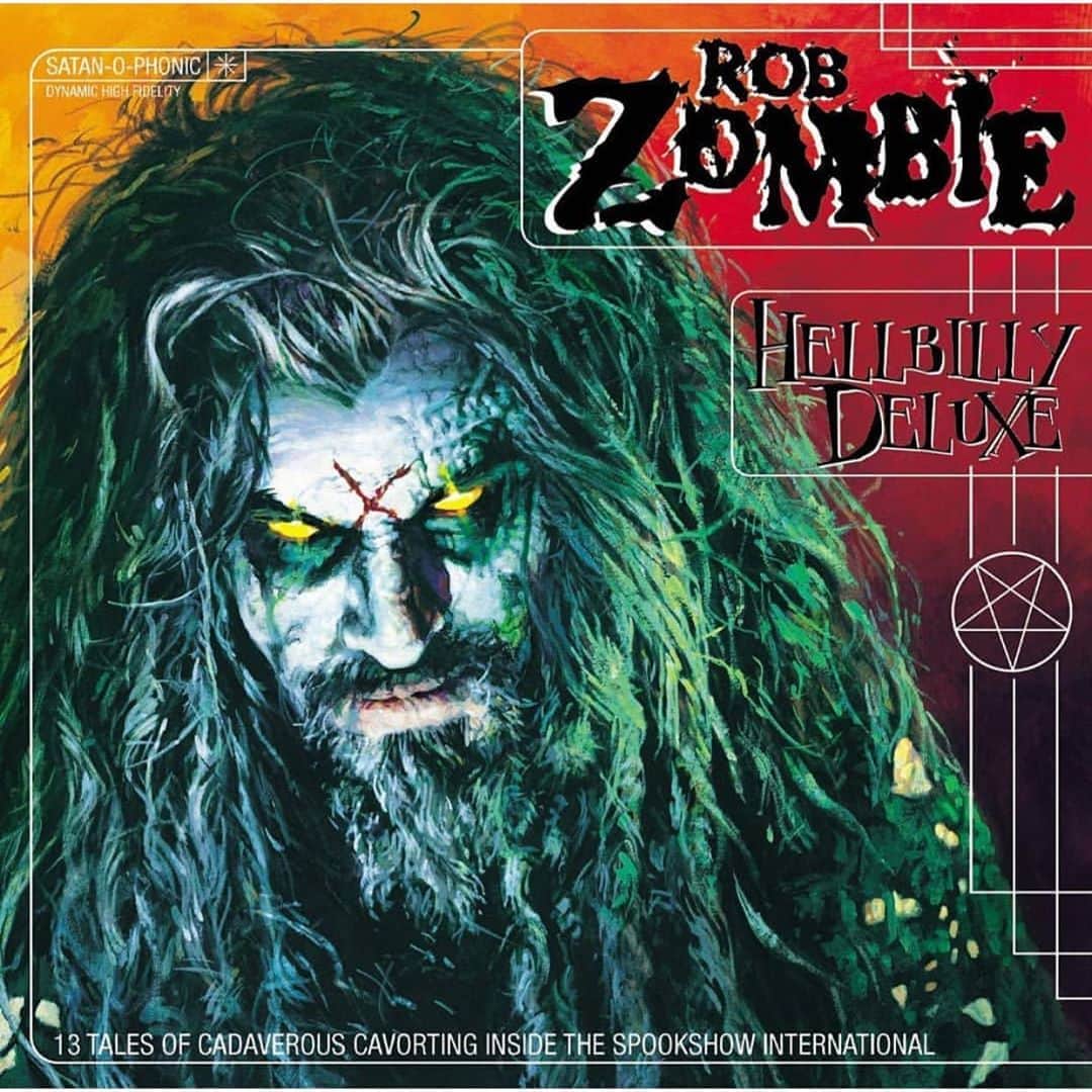 ロブ・ゾンビのインスタグラム：「Just out of curiosity what is your favorite track off this 22 year old slab of vinyl? #hellbillydeluxe #robzombie #favoritetrack」