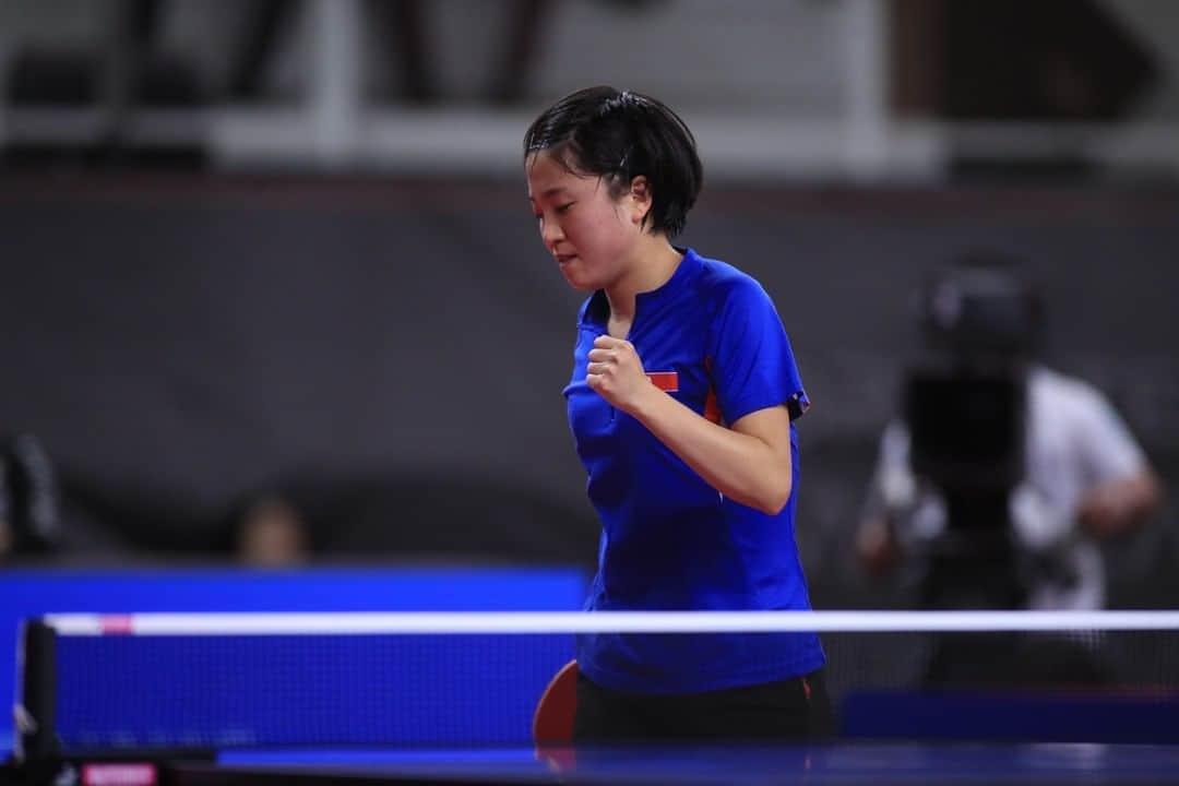 のインスタグラム：「NERVES OF STEEL 😱⌛️🏓  #Rise2Tokyo #WednesdayMotivation」