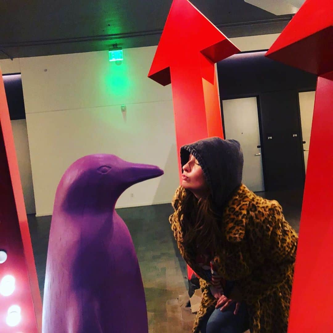 アビゲイル・ブレスリンさんのインスタグラム写真 - (アビゲイル・ブレスリンInstagram)「Never forget the really emotional story of the unrequited love between Abbie and the purple penguin.   📸: @karrifarris the queen who captured the heart wrenching moment.」8月26日 8時16分 - abbienormal9