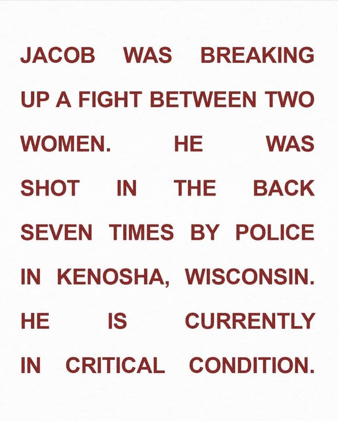 テス・ホリデーさんのインスタグラム写真 - (テス・ホリデーInstagram)「#demandjusticeforjacobblake ‼️ Jacob is alive, but now paralyzed from the waist down because of the police & their reckless & unnecessary actions. Please swipe for ways to help get justice for Jacob. Graphics by @domrobxrts #blacklivesmatter #defundthepolice」8月26日 8時29分 - tessholliday